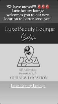 luxe beauty lounge salon - screenshot
